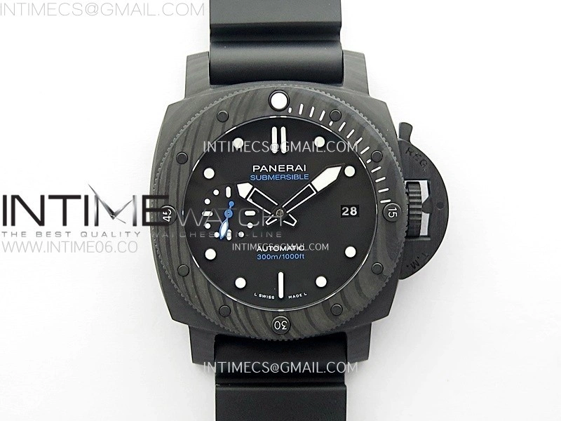 PAM2231 Carbotech 42mm VSF Best Edition Black Dial on Black Rubber Strap P.900 Super Clone